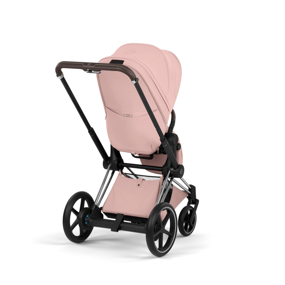 Cybex e-Priam Style Chrome Marron/Rose Pêche