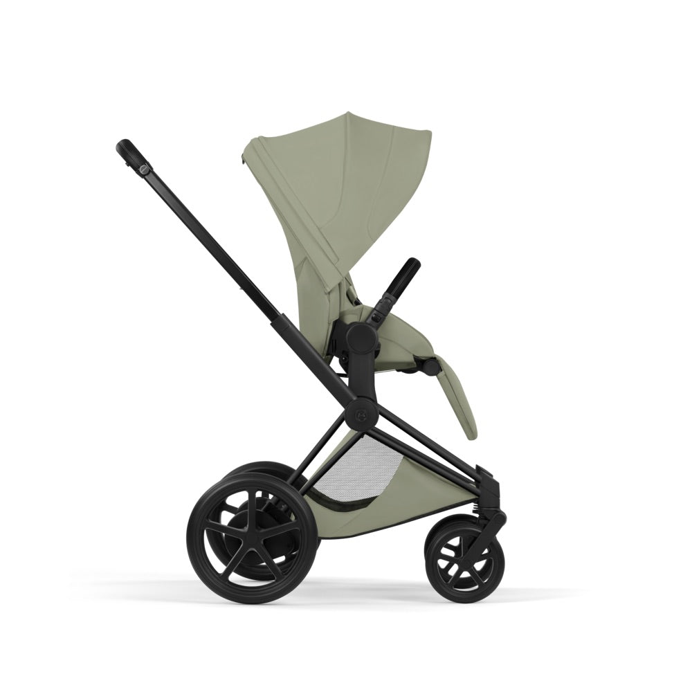 Cybex  e-Priam Style Matt Black/Sage Green