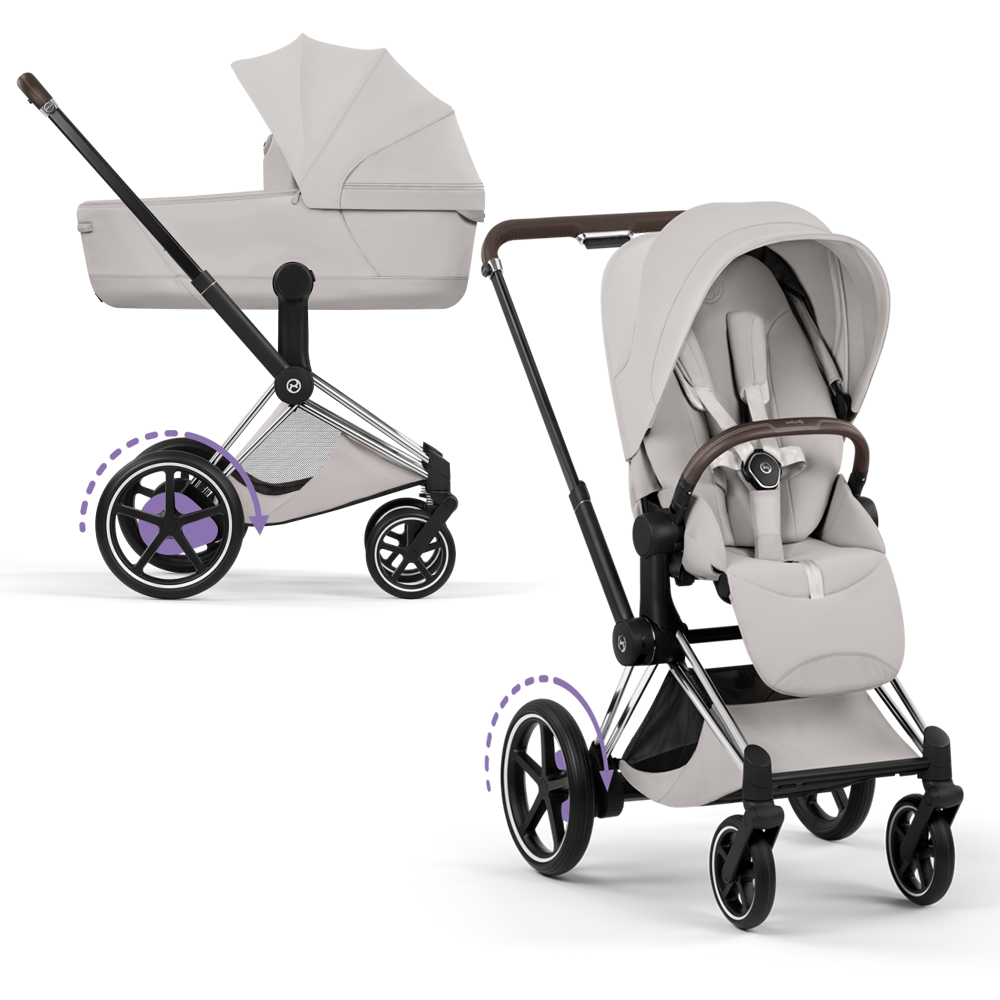Cybex e-Priam Style Chrome Brown/City Grey