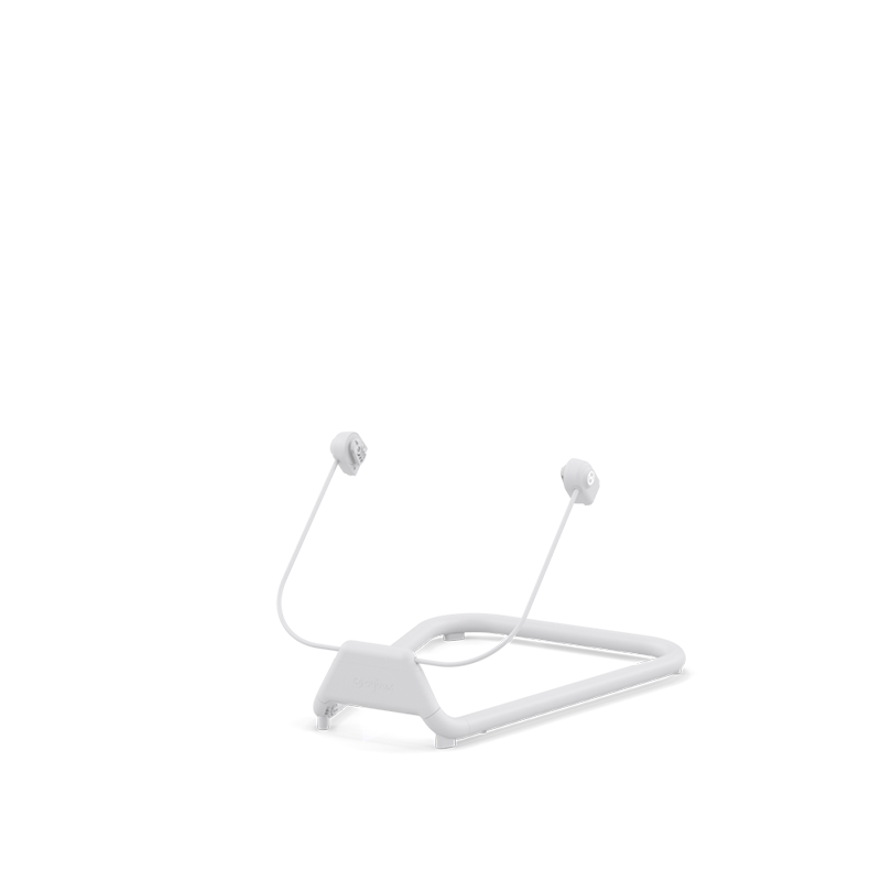 Cybex Lemo Bouncer Stand für das Lemo Bouncer Nest in der Farbe Sandy White. 