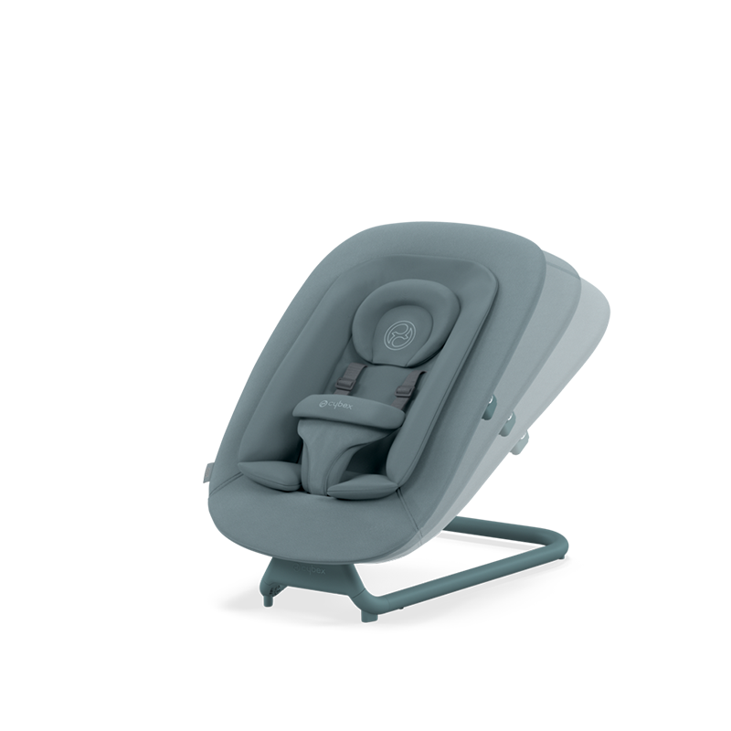 Cybex Lemo Bouncer in der Farbe Stone Blue. 