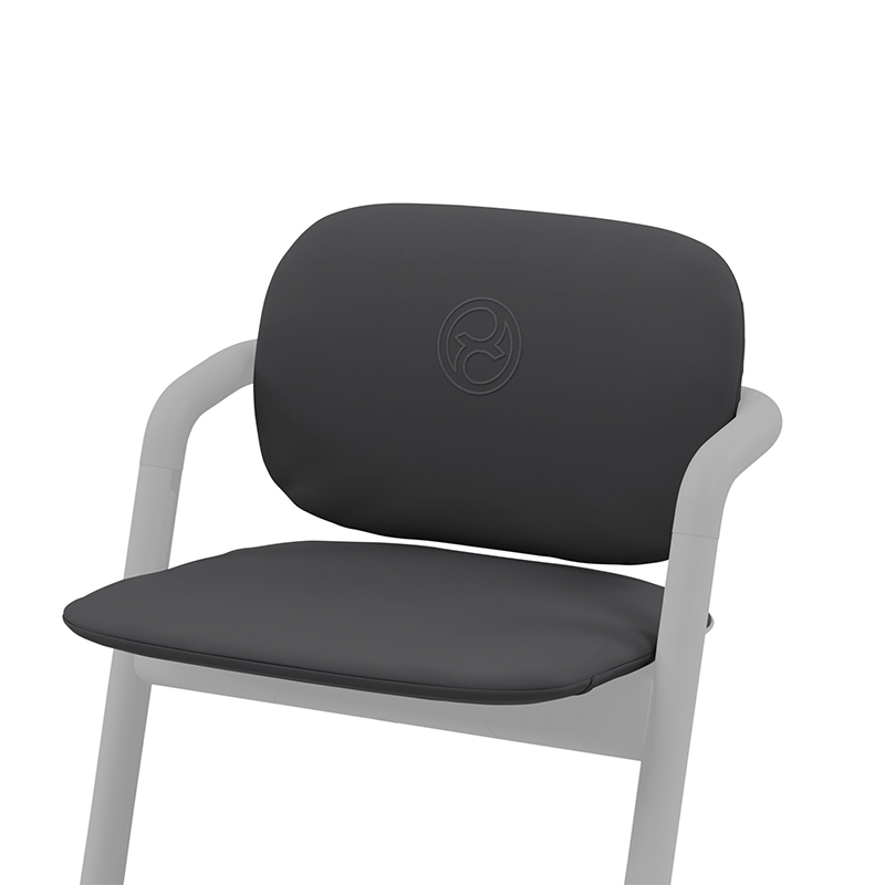 Sitzkissen für den Cybex Lemo Hochstuhl in Schwarz im Cybex Lemo Babysitz in Schwarz.