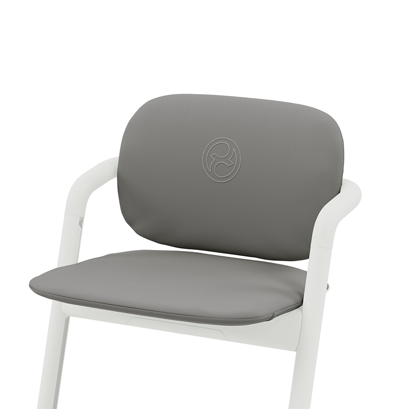 Sitzkissen für den Cybex Lemo Hochstuhl in Suede Grey im Cybex Lemo Babysitz in Suede Grey.