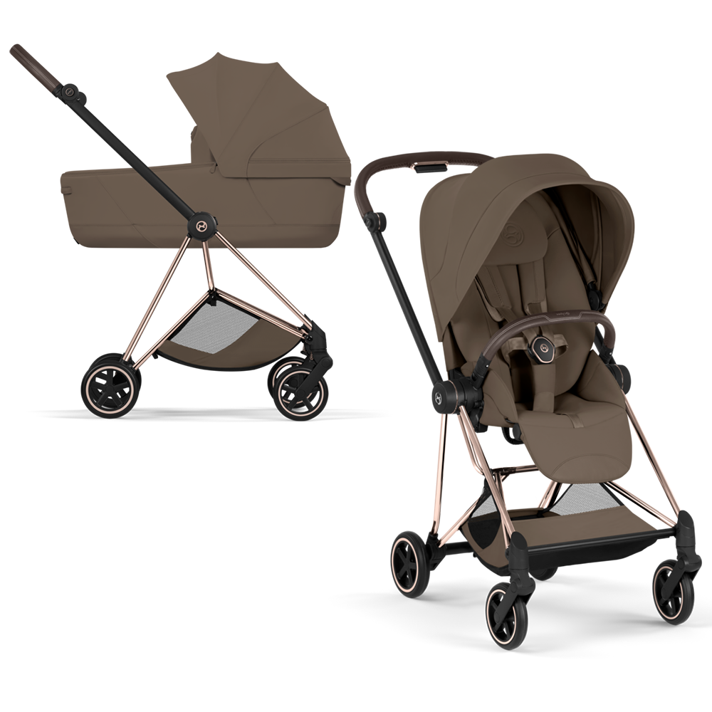 Cybex Mios Style Rose Gold/Coconut Brown
