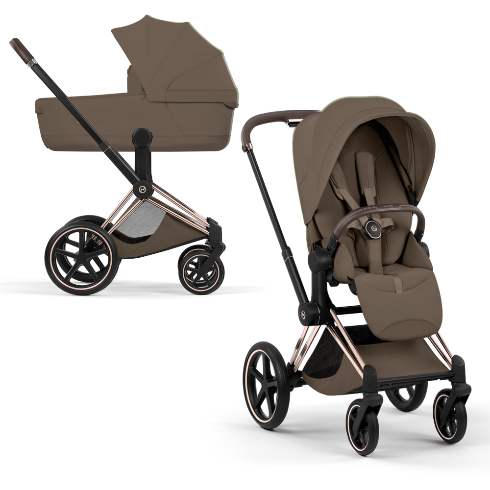 Cybex Priam Style Rose Gold/Coconut Brown