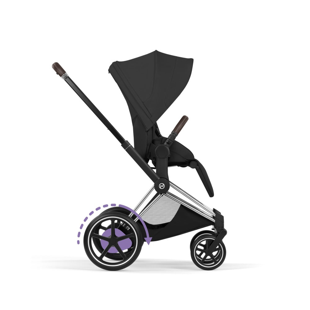 Cybex e-Priam Style Chrome Brown/Sepia Black