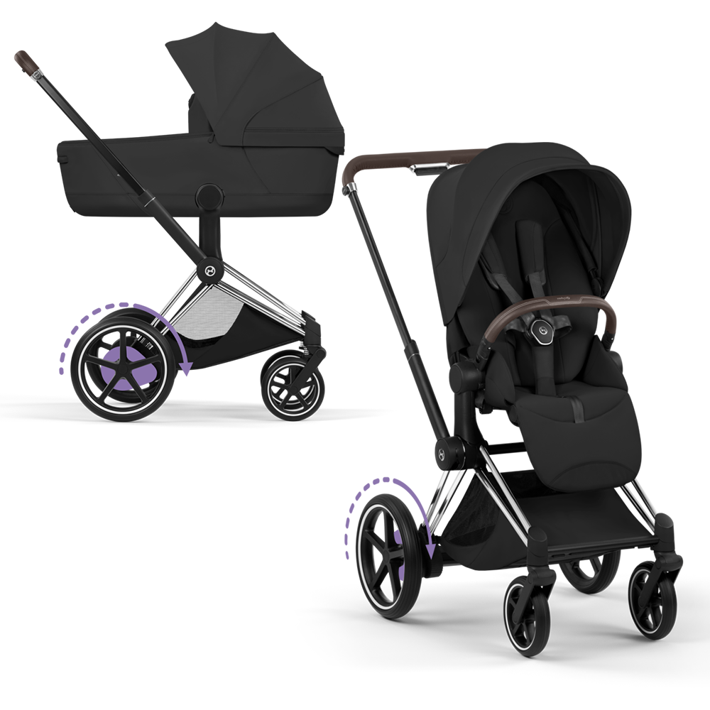 Cybex e-Priam Style Chrome Brown/Sepia Black
