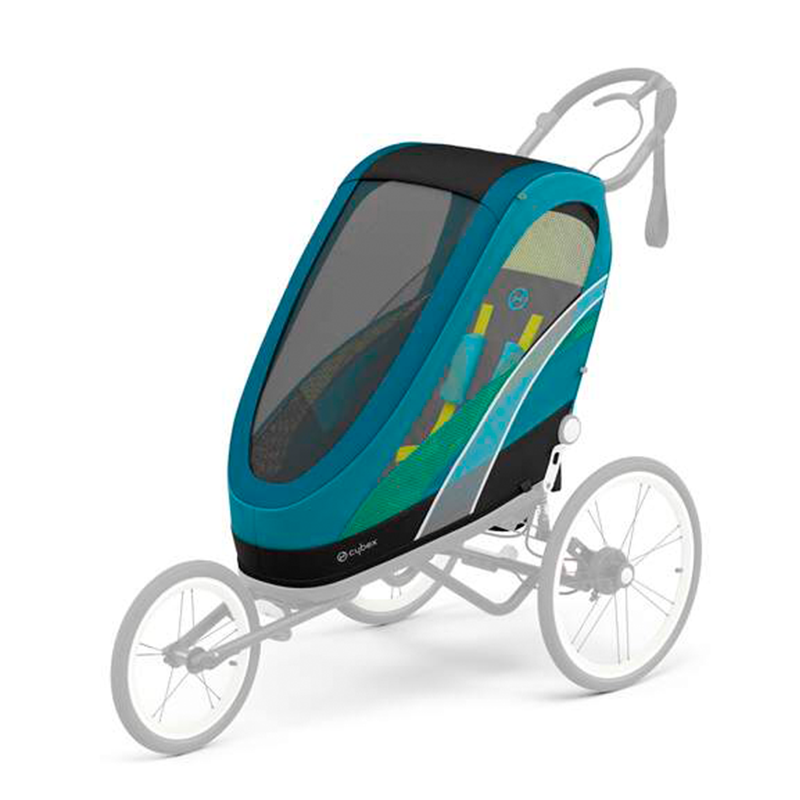 Cybex ZENO Maliblue Complete Set with Rain Cover