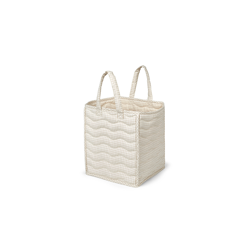Panier de rangement Dear April « Ami » mini à carreaux