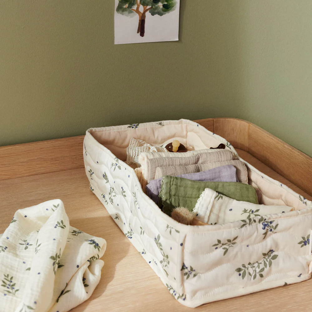 Dear April Storage Basket with Compartments 'Otto' Blueberries
