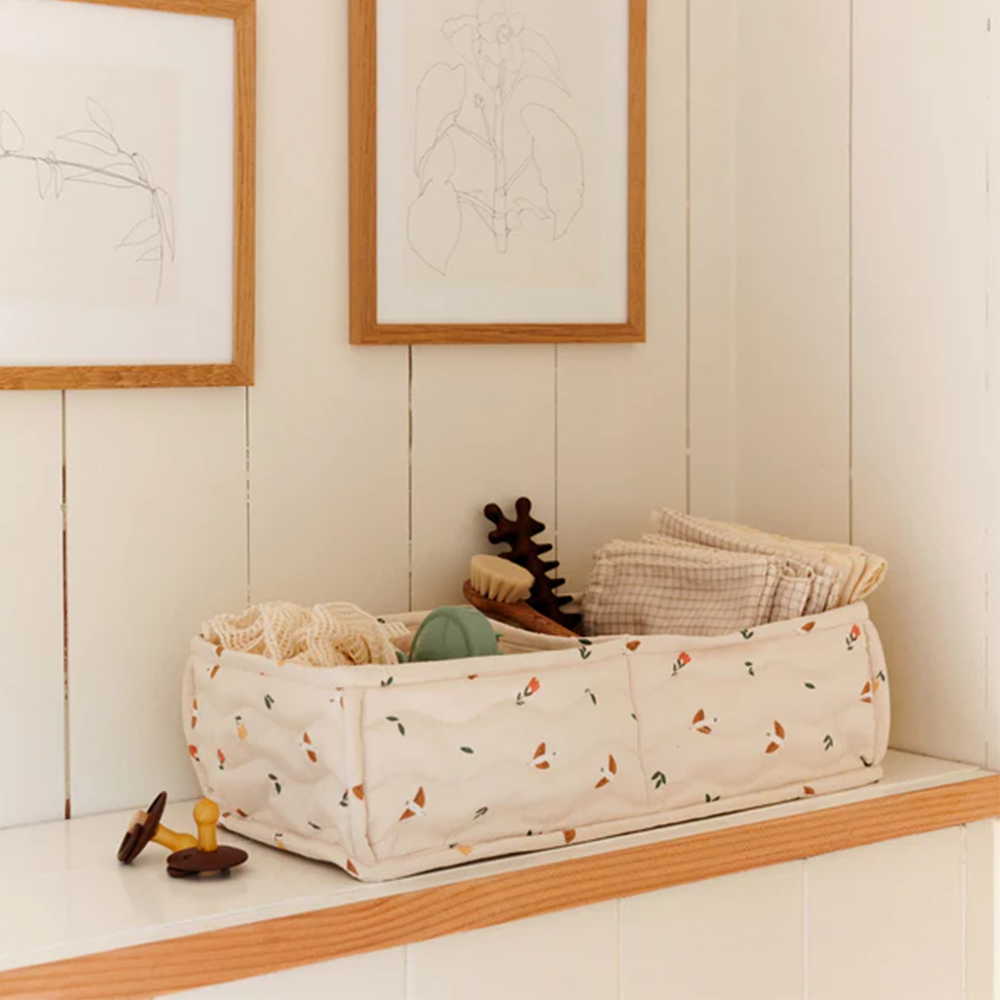 Dear April Storage Basket with Compartments 'Otto' Songbirds