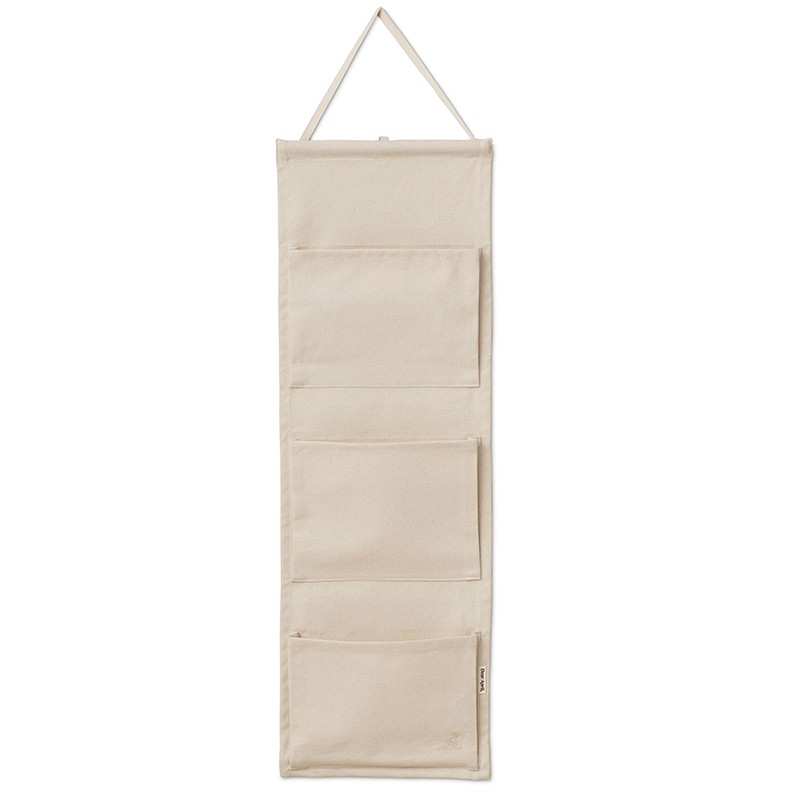 Dear April Canvas Hängerorganizer mit 3 Taschen 'Pippa' Pure Nature - Online MY SNOWFLAKE