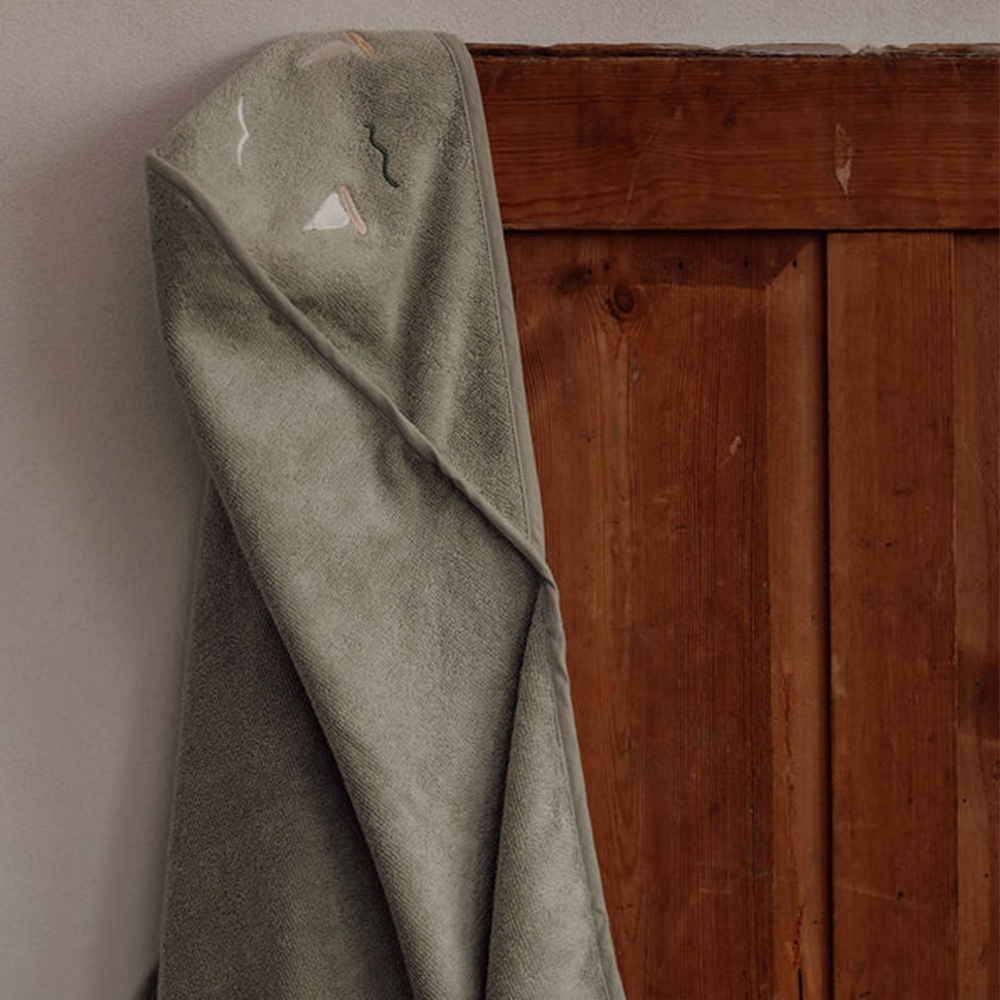 Dear April Baby Hooded Bath Towel 'Petal' Sailboats