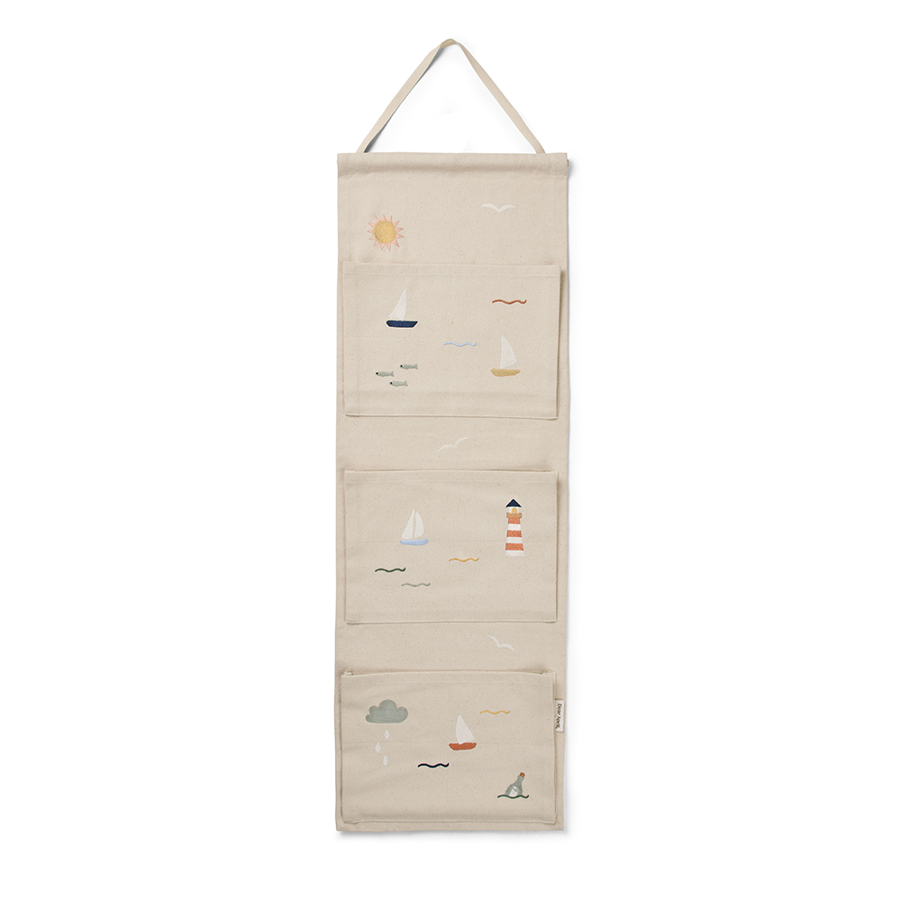 Dear April Canvas Hängerorganizer mit 3 Taschen 'Pippa' Sea Life