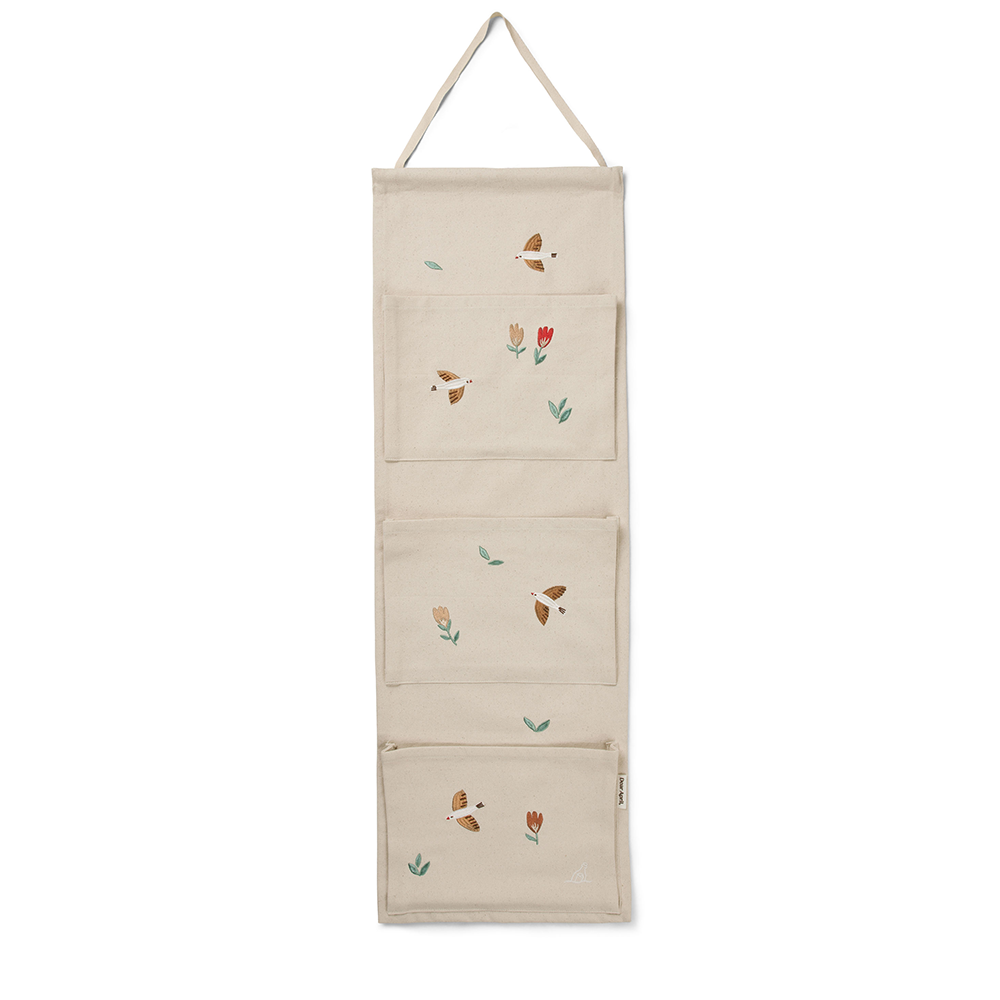 Dear April Canvas Hängerorganizer mit 3 Taschen 'Pippa' Songbirds - Online MY SNOWFLAKE