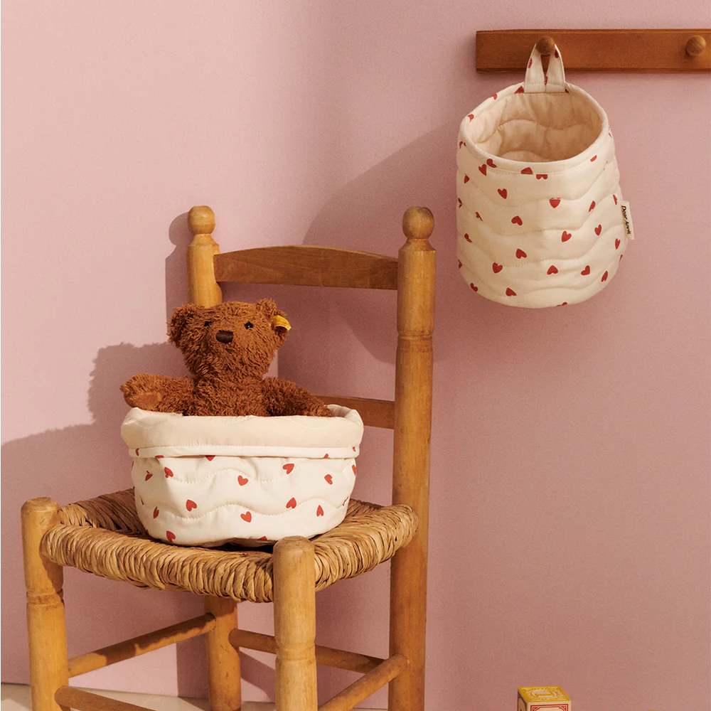 Dear April Lot de 2 paniers de rangement « Kiki » Little Love