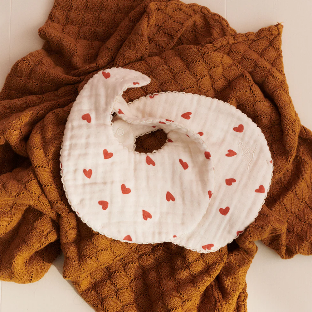 Dear April Musselin Lätzchen 2er-Set 'Koa' Little Love - Online MY SNOWFLAKE