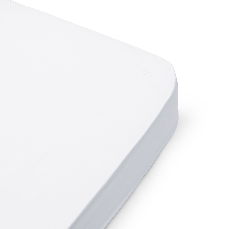 Dear April Fitted Sheet 90 x 180 cm 'Idun' Simply White