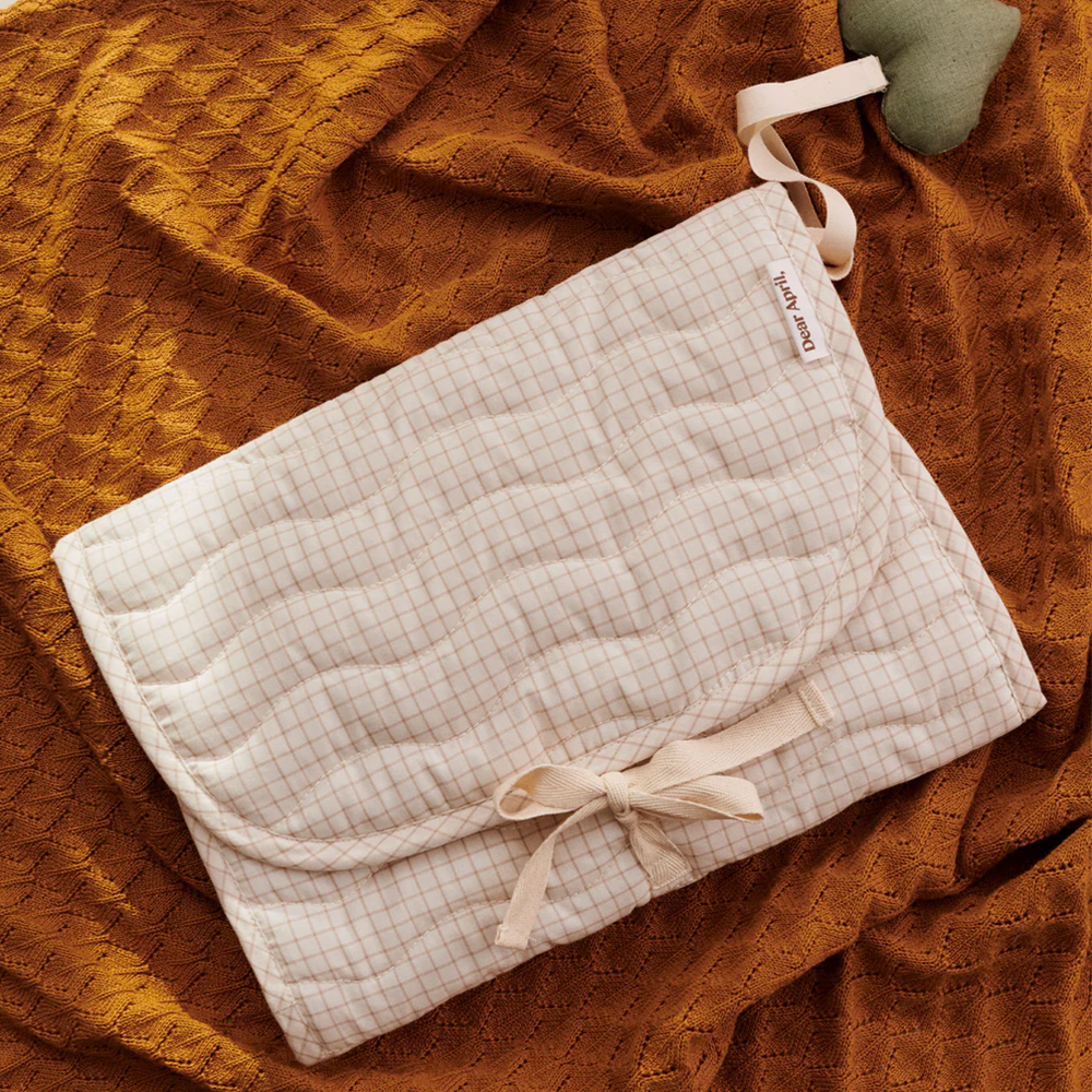 Dear April Wickelunterlage 'River' Mini Check - Online MY SNOWFLAKE