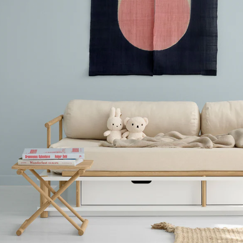 Dear April Canvas Cylinder Cushion 'Chia' Pure Nature
