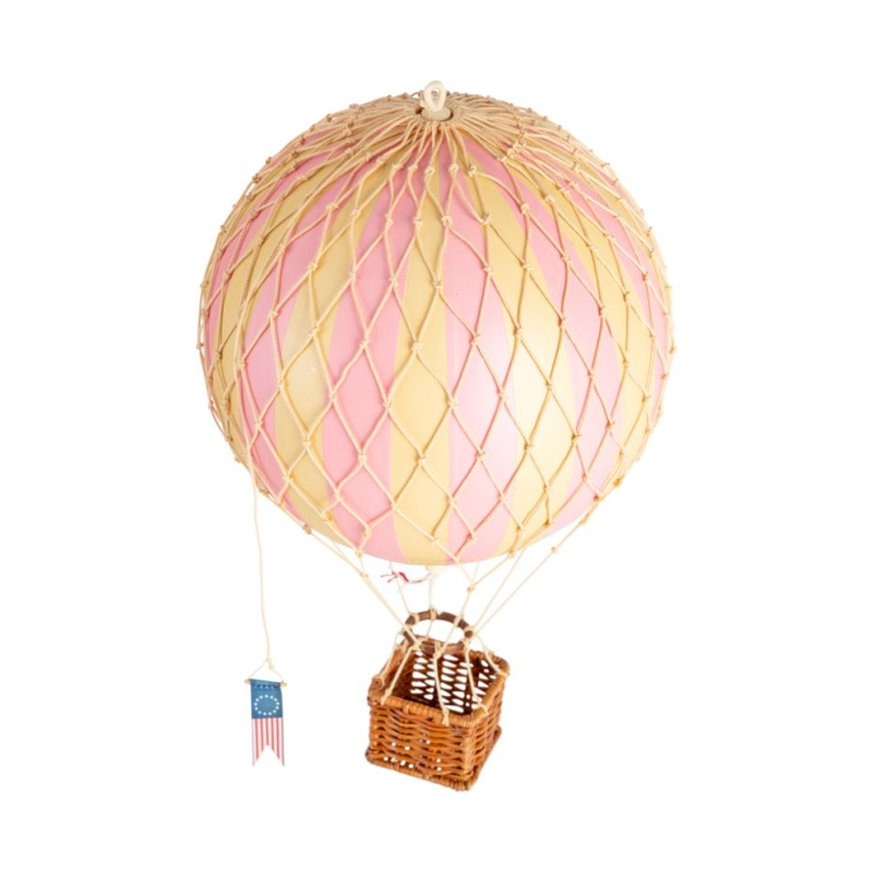 Authentic Models Décoration Ballon moyen 'Travels Light' Rose