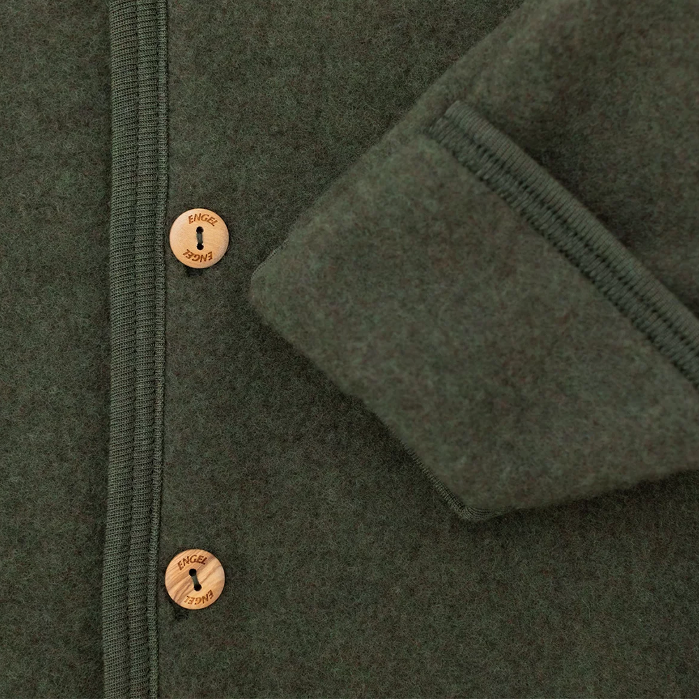 Engel  Wollfleece Overall mit Kapuze  Schilf Melange - Online MY SNOWFLAKE