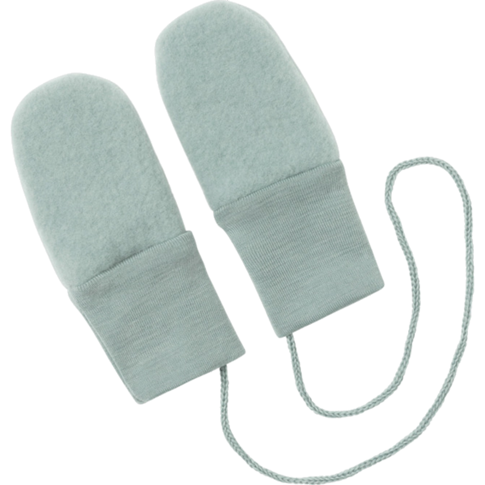 Engel  Baby Wollfleece Fäustlinge  Bergblau Melange - Online MY SNOWFLAKE