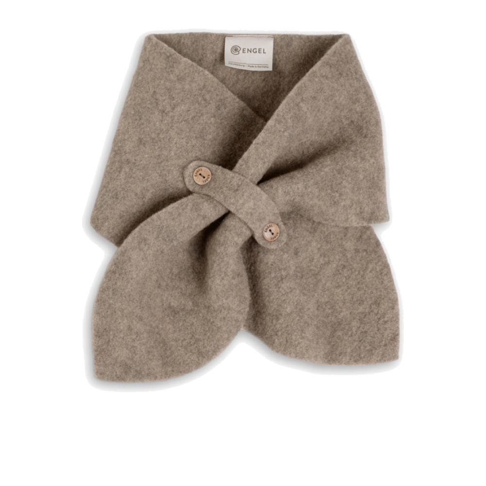 Engel Wool Fleece Scarf Walnut Melange