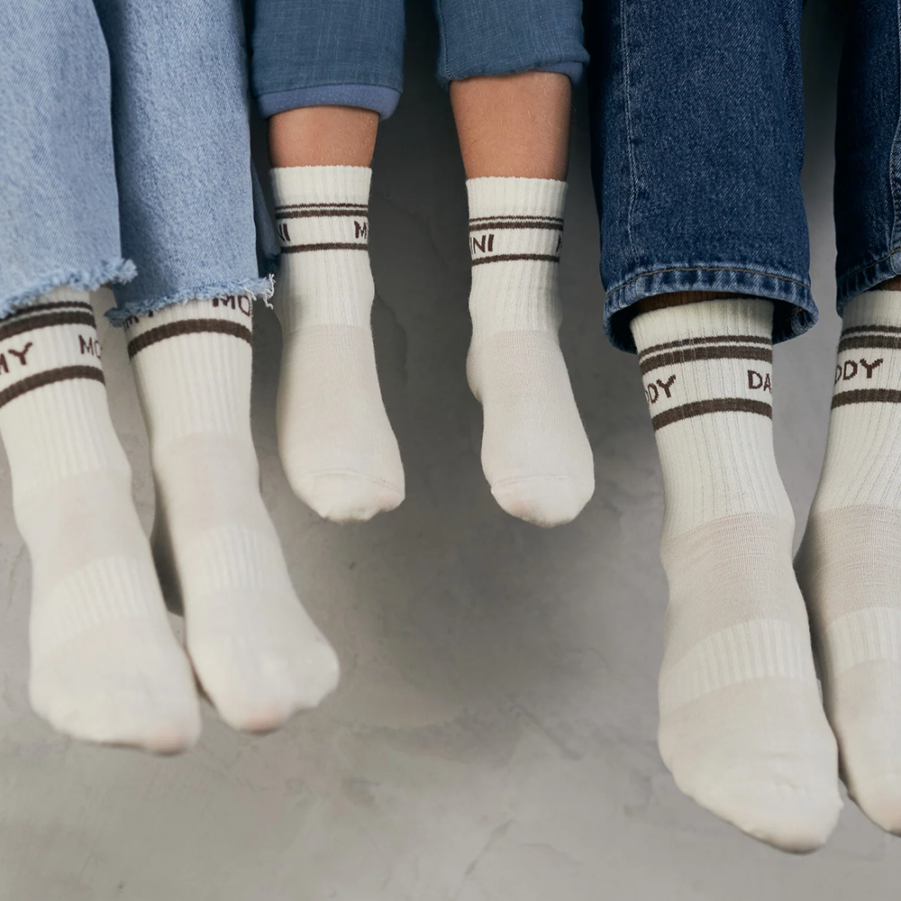 Famvibes Wollsocken für Kinder 'Mini' Taupe - Online MY SNOWFLAKE