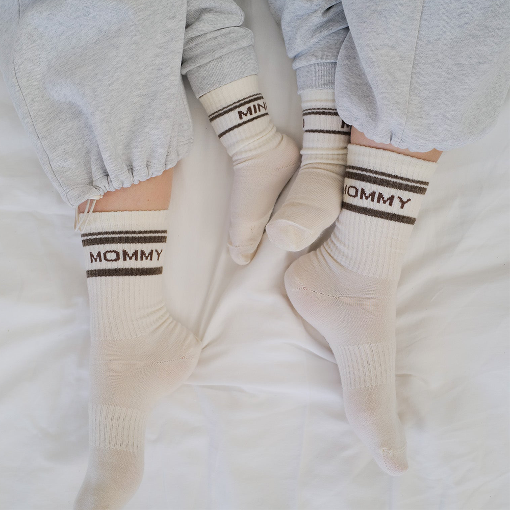 Famvibes Wollsocken für Kinder 'Mini' Taupe - Online MY SNOWFLAKE