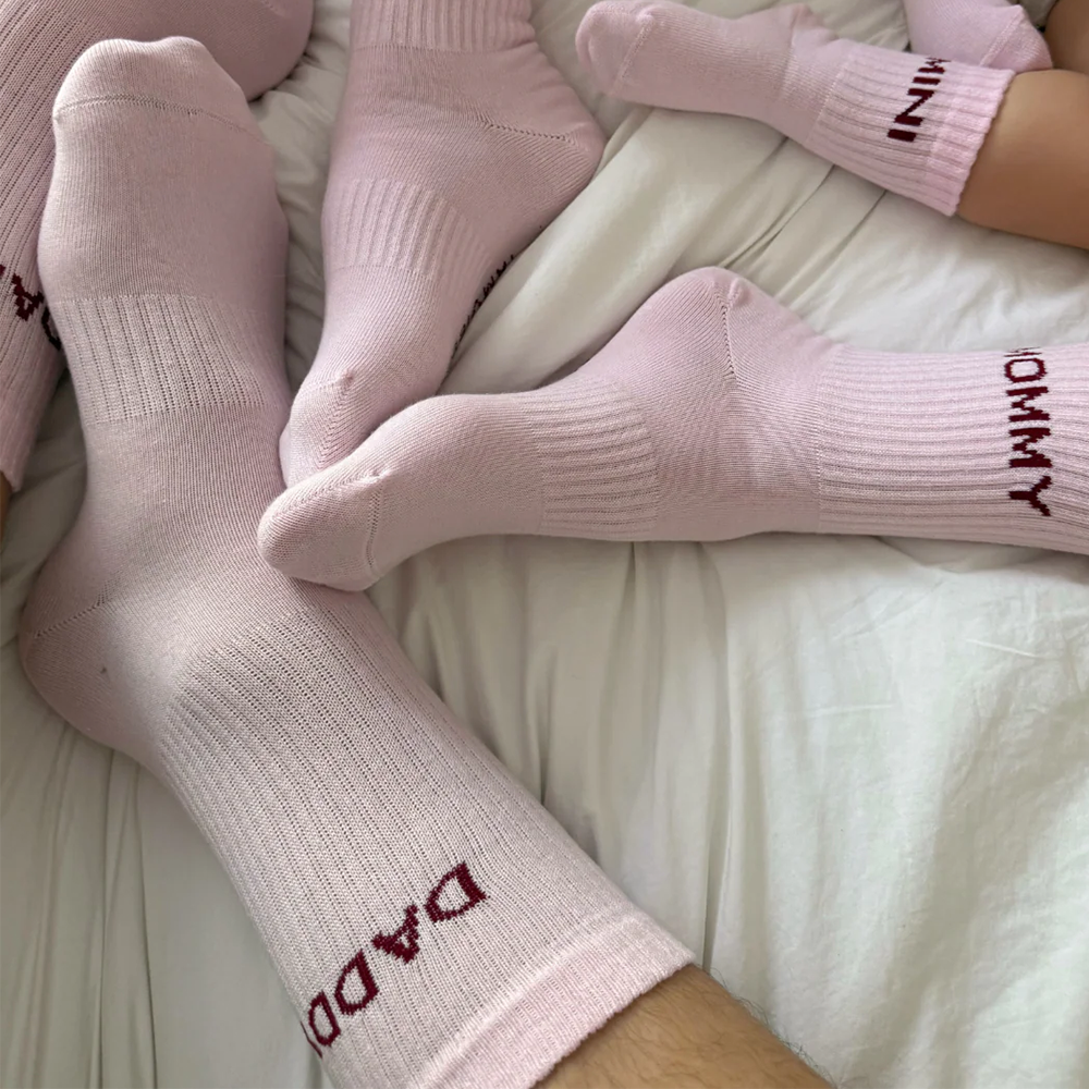 Famvibes Socken für Erwachsene 'Daddy' Rosa - Online MY SNOWFLAKE