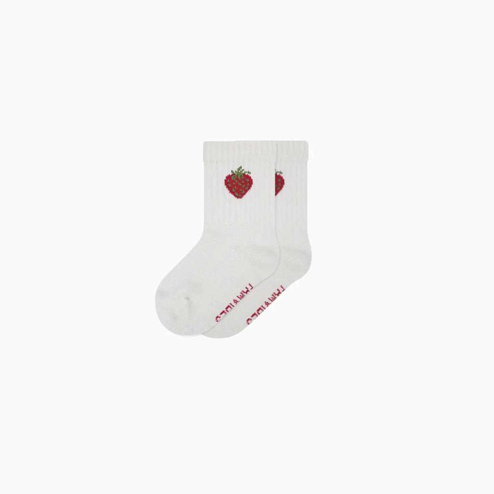 Famvibes Baby Socks Strawberry Milk