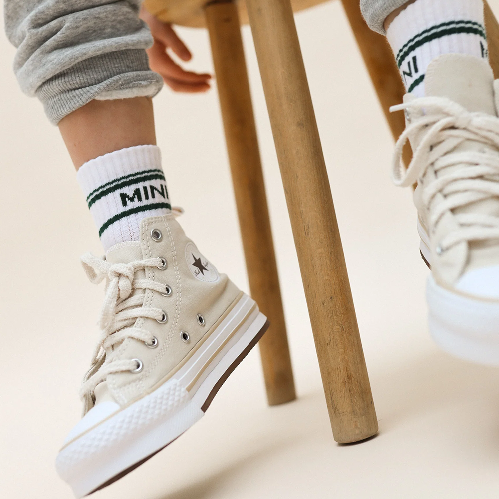 Famvibes Kinder Socken Mini Weiss/Grün