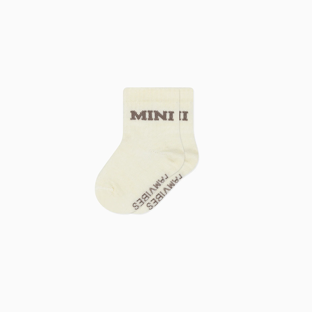 Famvibes College Wollsocken für Babys 'Mini' Taupe - Online MY SNOWFLAKE