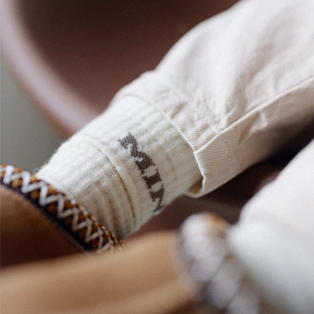 Famvibes College Wollsocken für Babys 'Mini' Taupe - Online MY SNOWFLAKE