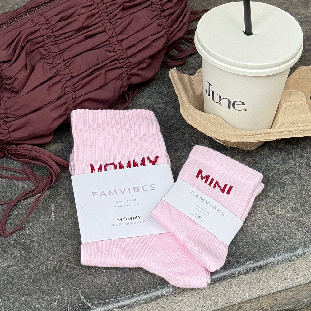Famvibes Socken für Kinder 'Mini' Rosa - Online MY SNOWFLAKE