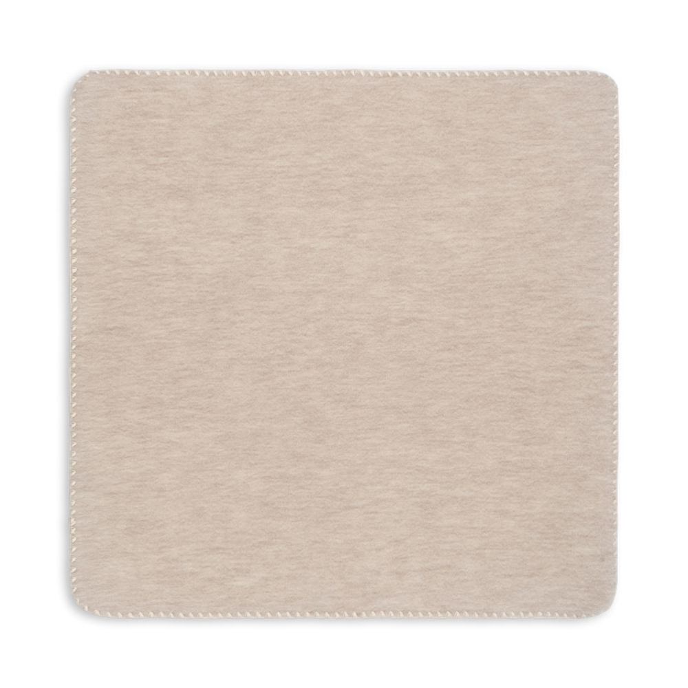 Fanga Fontana Wool Fleece Baby Blanket 'Erba' Oatmeal Melange