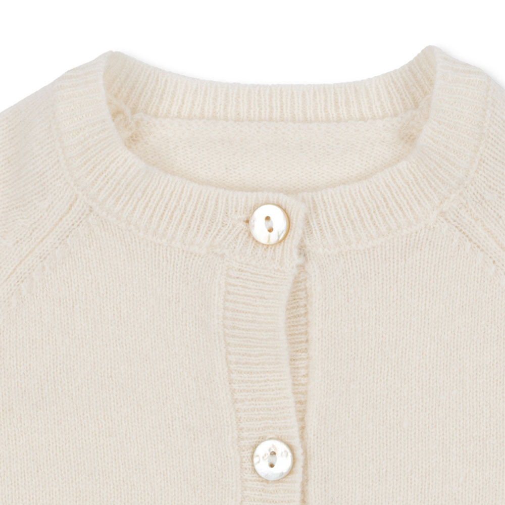 Fanga Fontana Baby Cardigan 'Savora' Antique White
