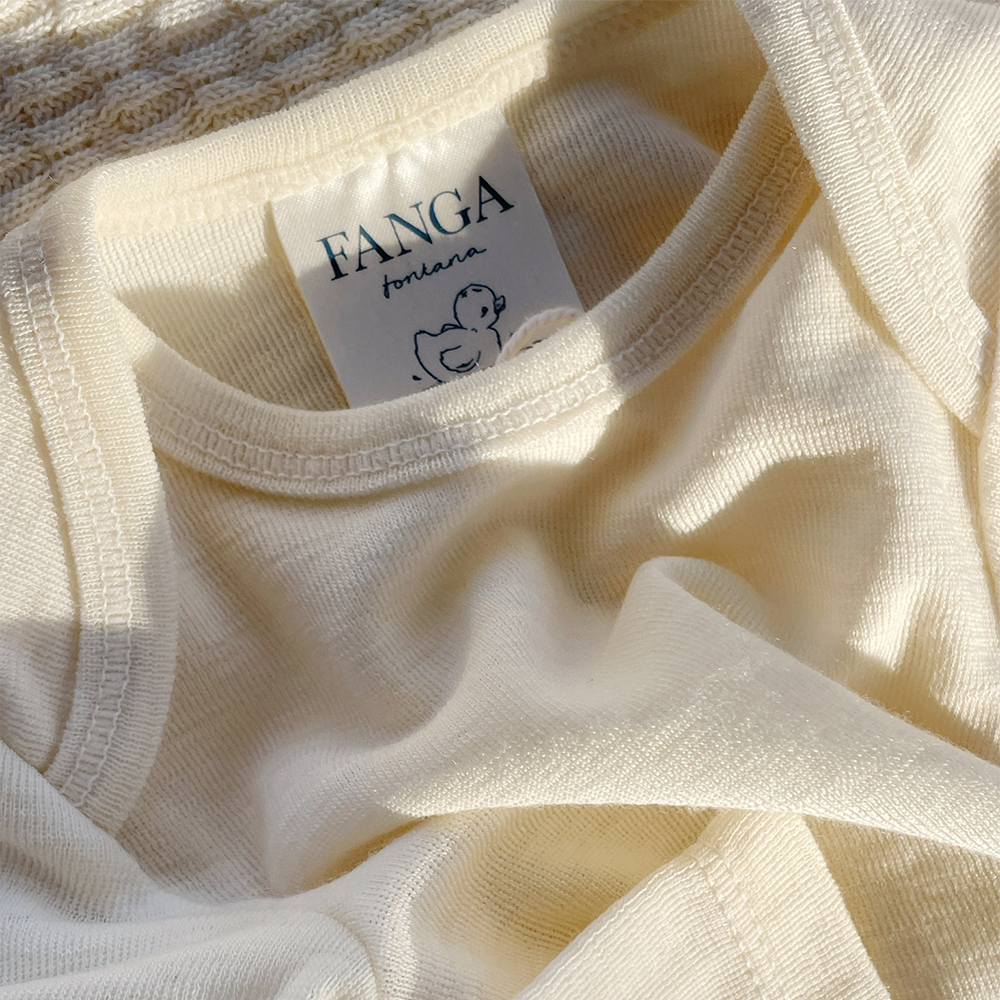 Fanga Fontana Body aus Merinowolle 'Erba' Beige Melange - Online MY SNOWFLAKE