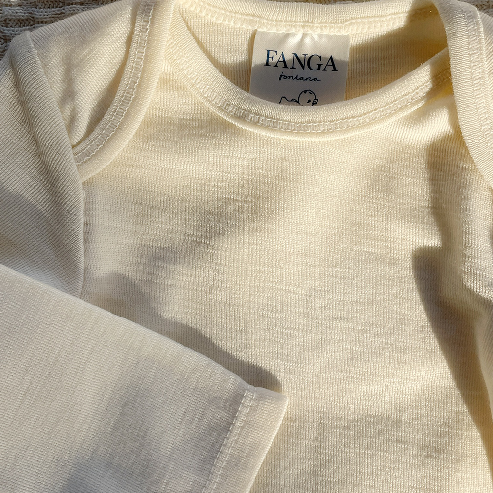 Fanga Fontana Body aus Merinowolle 'Erba' Beige Melange - Online MY SNOWFLAKE