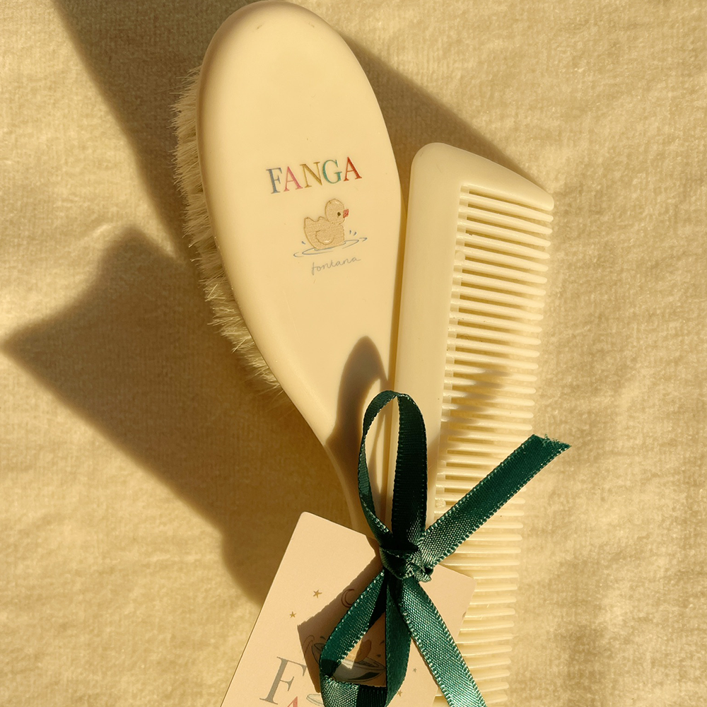 Fanga Fontana  Baby Haarbürste und Kamm Set - Online MY SNOWFLAKE
