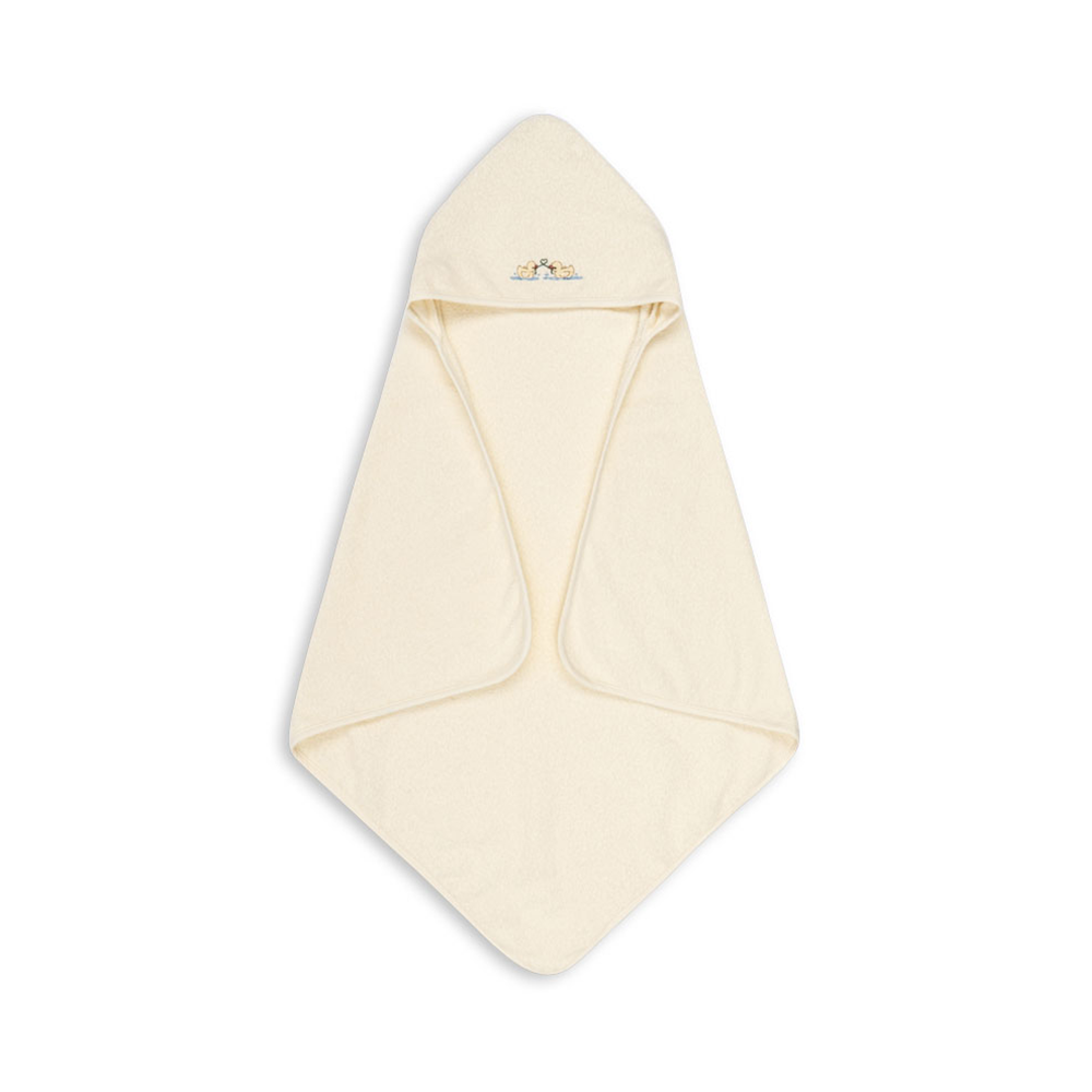 Fanga Fontana  Kapuzenbadetuch 'Figo' Antique White - Online MY SNOWFLAKE