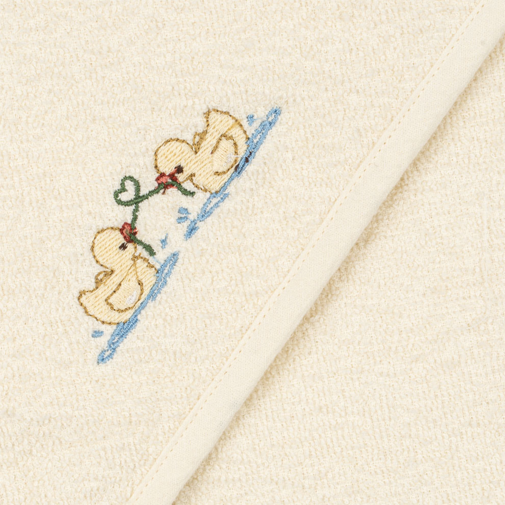Fanga Fontana  Kapuzenbadetuch 'Figo' Antique White - Online MY SNOWFLAKE