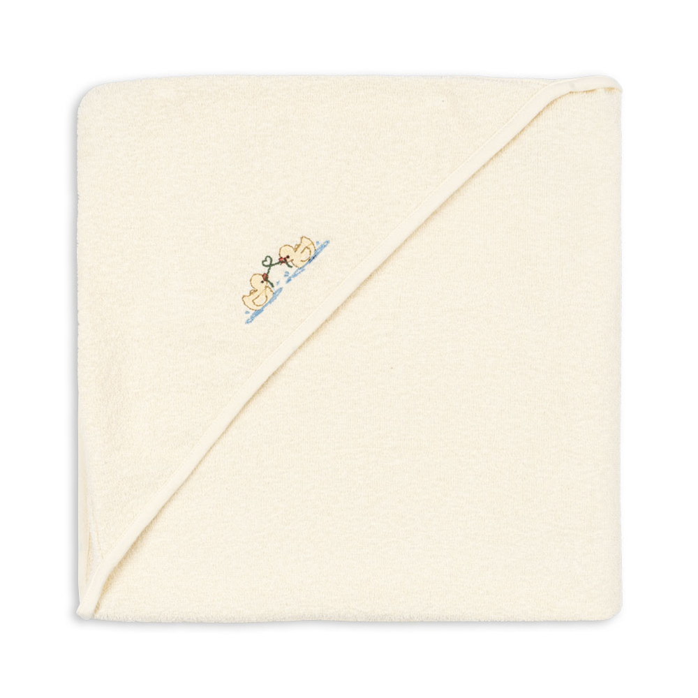 Fanga Fontana  Kapuzenbadetuch 'Figo' Antique White - Online MY SNOWFLAKE