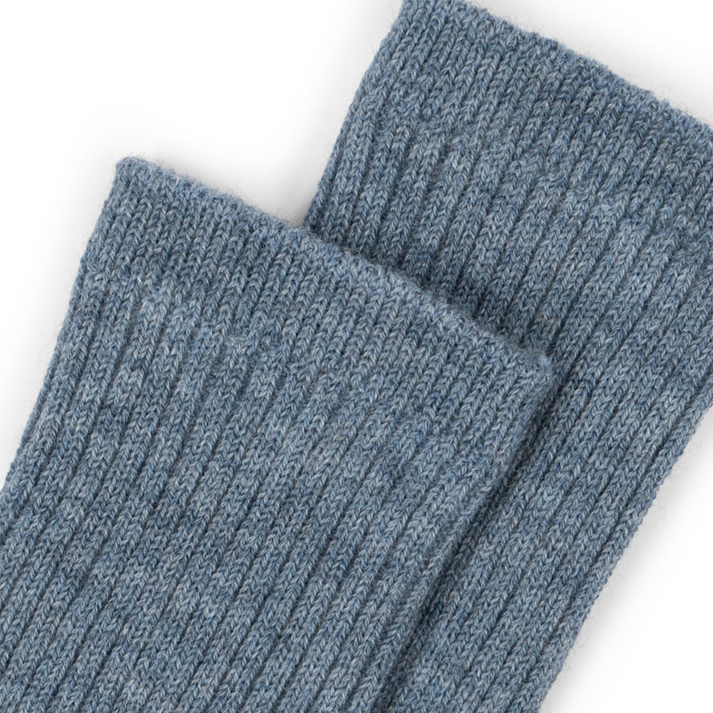 Chaussettes bébé tricotées Fanga Fontana 'Lana' Ashley Blue