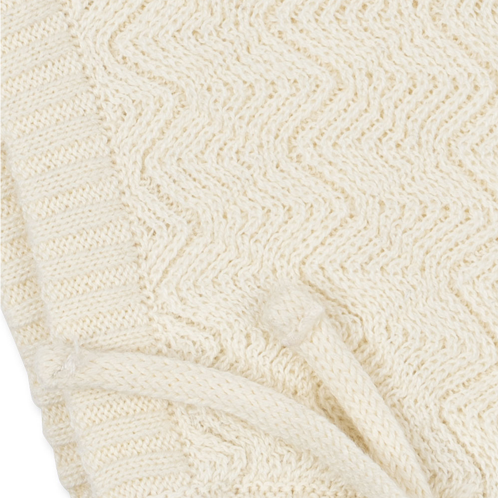 Fanga Fontana Strickmütze 'Venti' Antique White - Online MY SNOWFLAKE