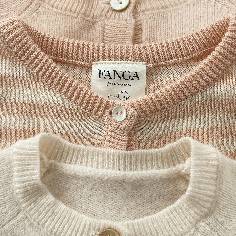 Fanga Fontana Baby Strick-Cardigan 'Venti' Cameo Rose - Online MY SNOWFLAKE