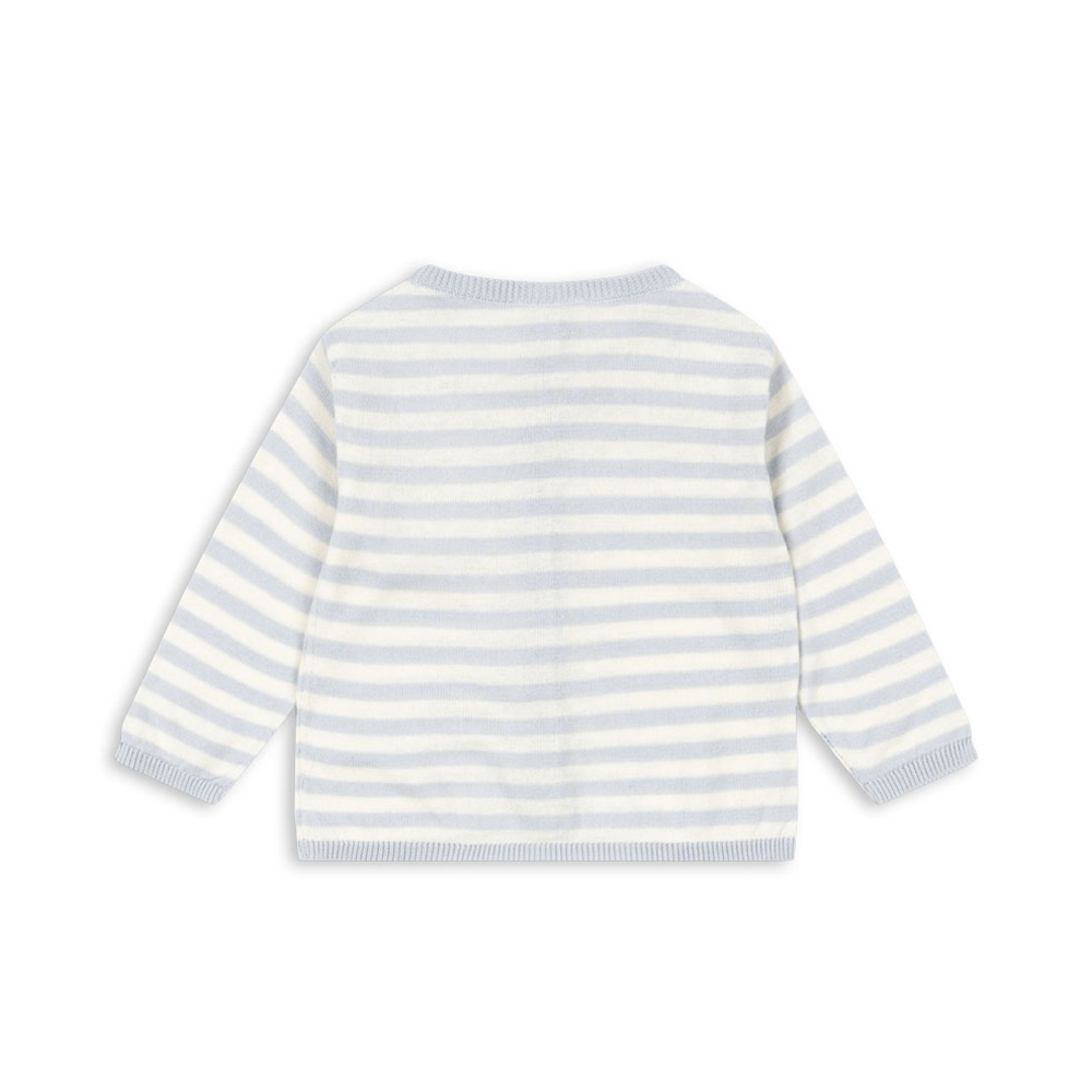 Fanga Fontana Cardigan bébé en tricot « Venti » Gris aube