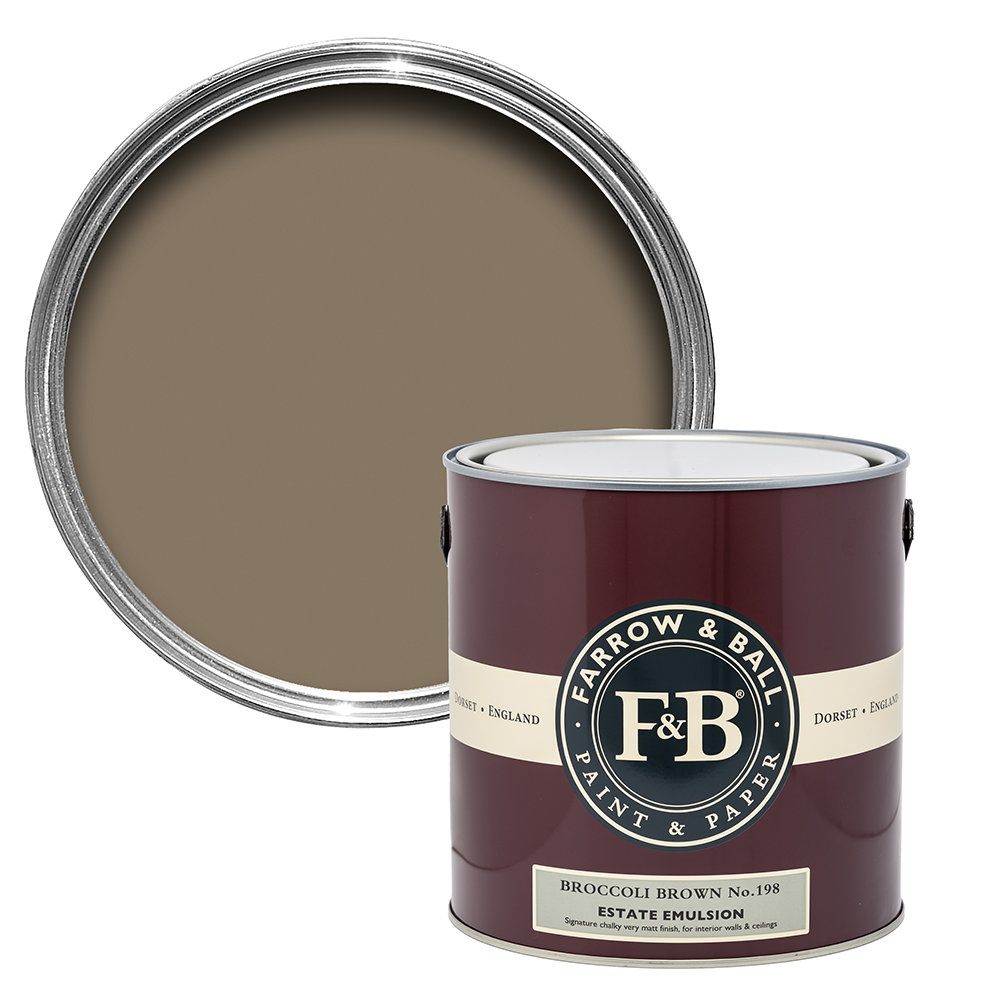 Farrow & Ball Estate Emulsion Broccoli Brown 198