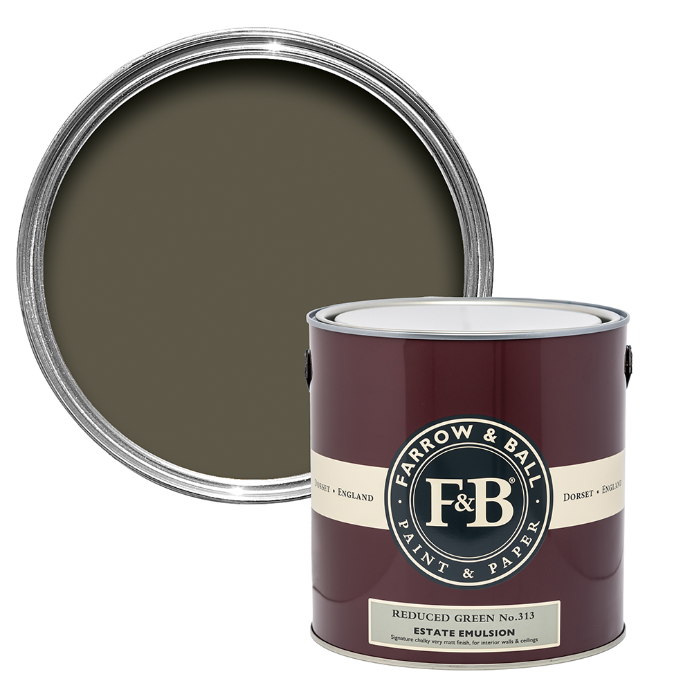 Farrow & Ball  Estate Emulsion  Reduced Green 313